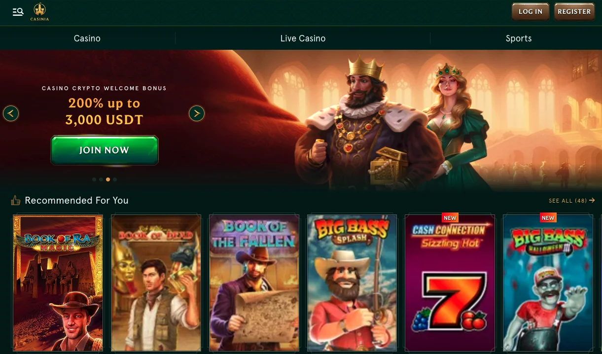 CasiniaCasino Welcome: experiencia y reseña para jugadores en España